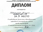 Результаты участия команды детского сада в Спартакиаде муниципальных дошкольных образовательных учреждений