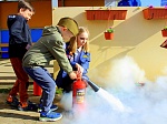 Тренировочные учения по пожарно-спасательной тематике «Школа юного пожарного»