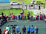 Торжественное открытие спортивной площадки МАДОУ д/с №59  с участием футбольного клуба «Балтика»,  Футбольного Клуба «Открытие», Школы Футбольного Фристайла.