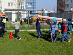 Пожарно-спасательные учения  по теме «Детство БЕЗопасности»