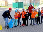 Тренировочные учения по пожарно-спасательной тематике «Школа юного пожарного»